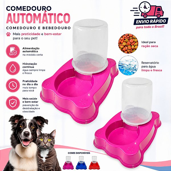 Comedouro Dupla Função 1 ou 2 Unidades