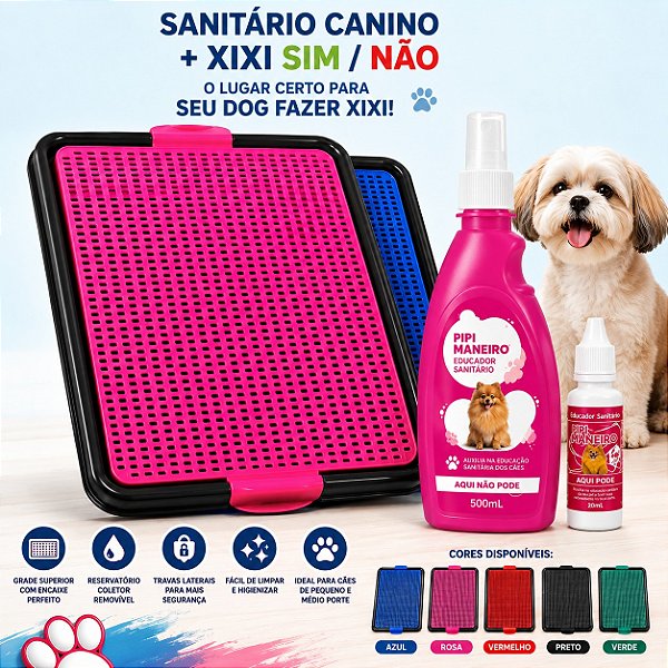 Sanitário + Educador Para Cachorro