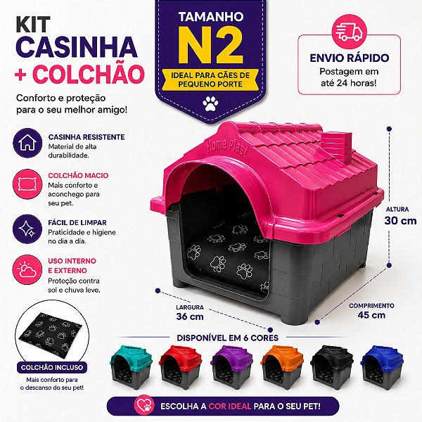 Casa Casinha + Colchão Nº2