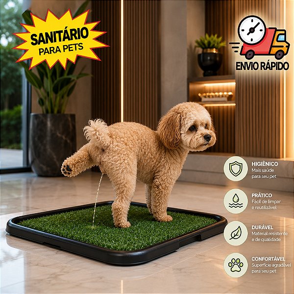 Sanitário Grama Para Cachorro