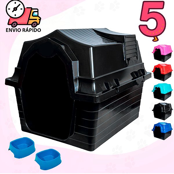 casa nº5 + 2 comedouros 500ML loja int