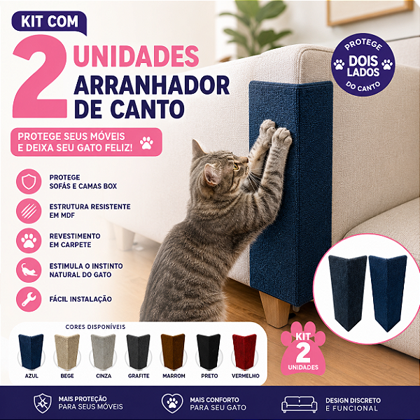 Arranhador De Canto MDF 2UN