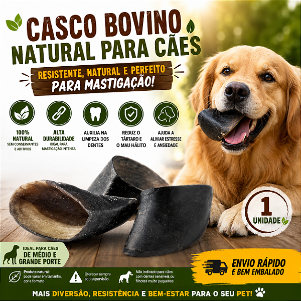 Casco Bovino Para Cachorros