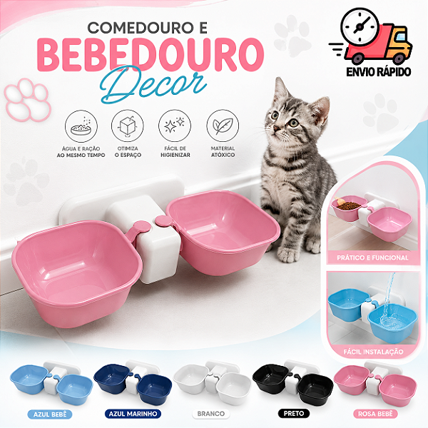 Comedouro Bebedouro Decor