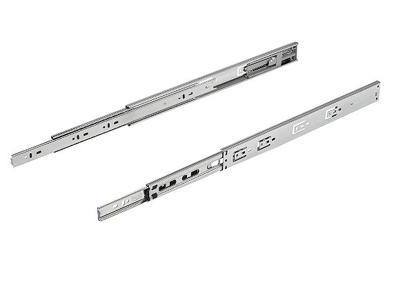 Corrediça Telescópica com amortecedor De 35cm á 50cm - O Par - Hardt