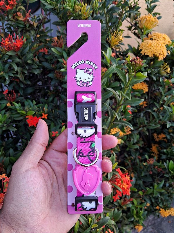Coleira Hello Kitty para Cães
