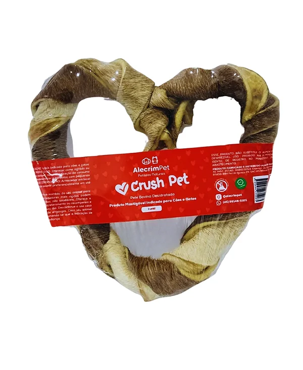 Crush Pet - Pele Bovina em Coração