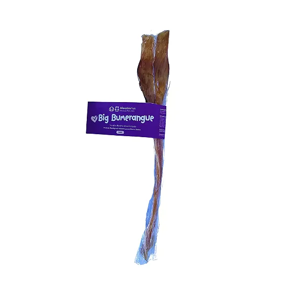 Mordedor Natural Para Cães - Big Bumerangue (Tendão Bovino Desidratado)