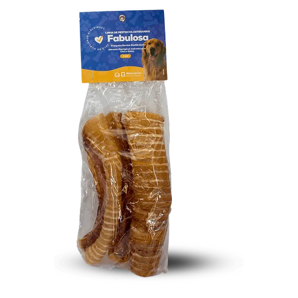 Mordedor Natural para Cães - Fabulosa (Traqueia Bovina Desidratada)