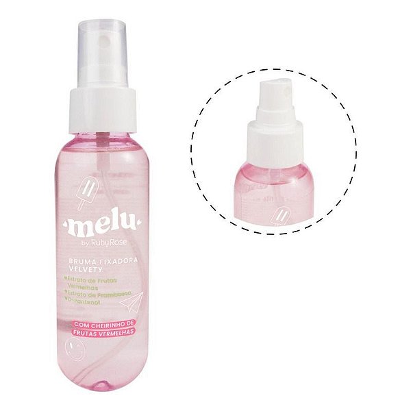Bruma Fixadora Velvety Melu - Ruby Rose