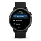 Smartwatch Garmin Vivoactive 6 010 02985 00 com Tela 1.2 Amoled /  5 Atm / 42MM - Wi-Fi – Slate