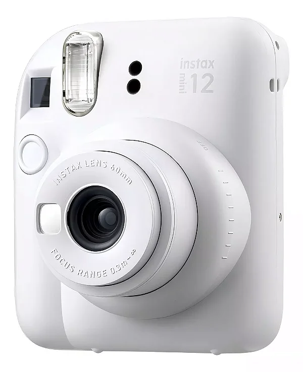 Câmera Instantânea Fujifilm Instax Mini 12 com Flash A Pilha - Branco