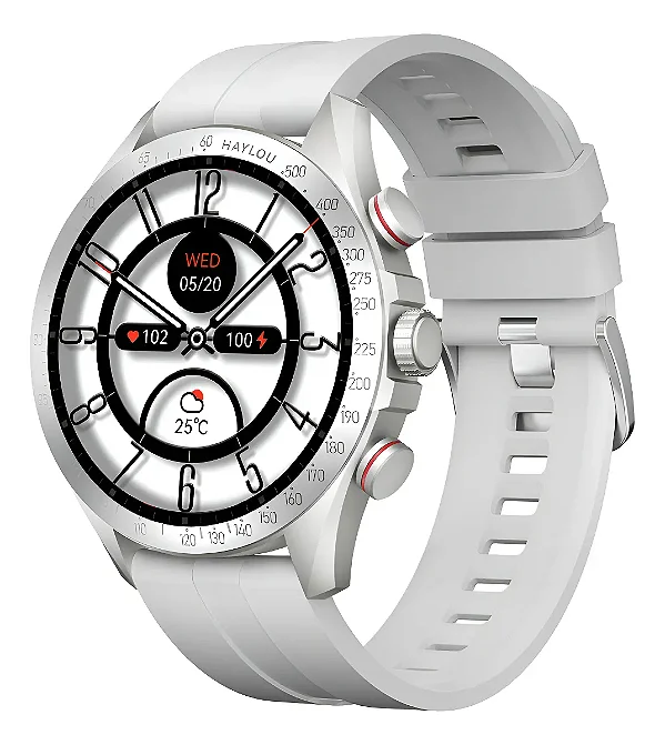 Smartwatch Haylou Solar Pro LS18 - Bluetooth - À Prova D'Água - Prata