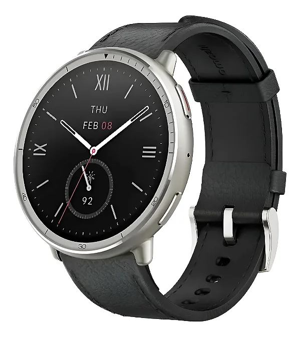 Relogio Amazfit Active 2 Pemium A2437 com GPS/Bluetooth - Black Leather
