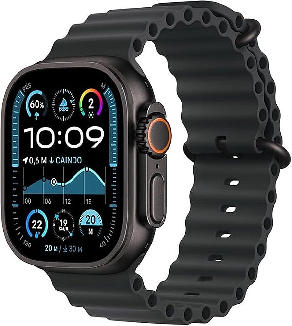 Apple Watch Ultra 2 49 MM/One Size MX4P3LW A2986 GPS + Cellular Black Titaniun Black Ocean