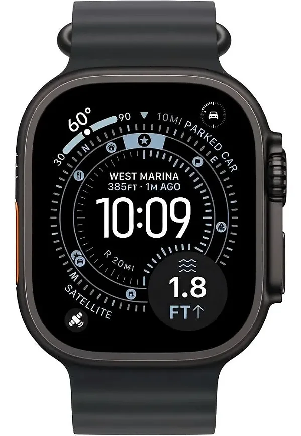 Apple Watch Ultra 3 49MM MF0J4LW/A One Size GPS + Celular - Black titanium /Black Ocean