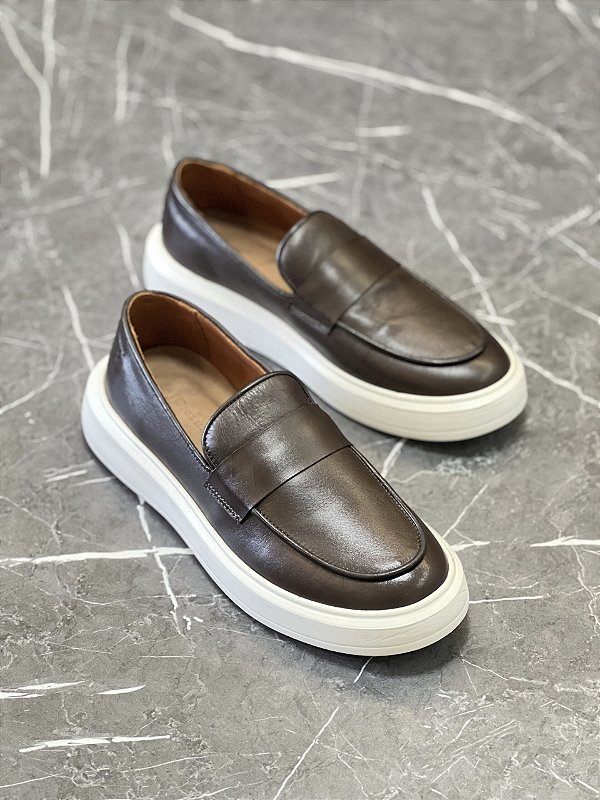 SAPATO SLIP MILANO COM GRAVATA JP