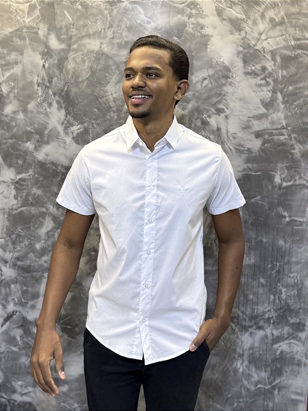 CAMISA SOCIAL MC JP BRANCA