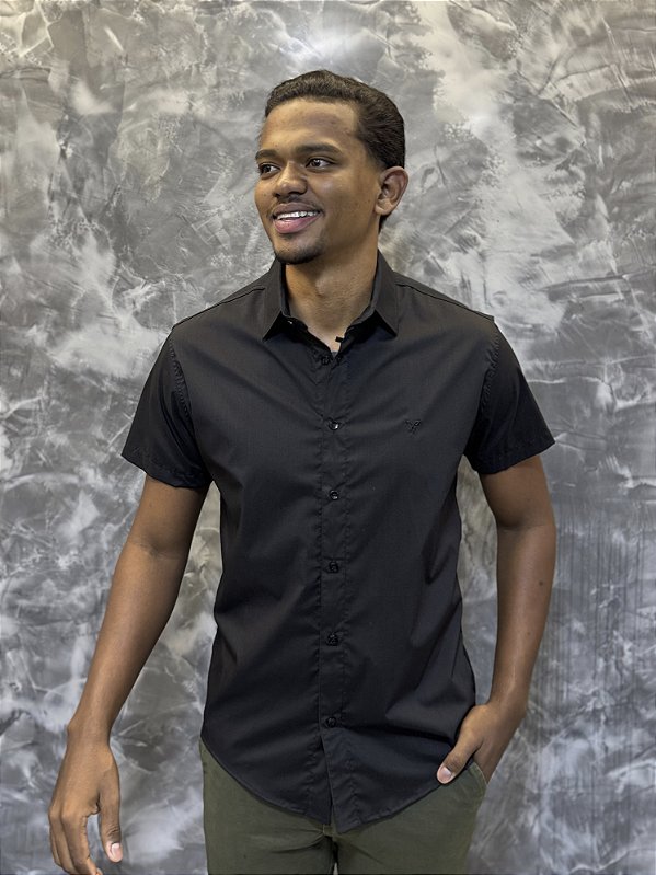 CAMISA SOCIAL MC JP PRETO