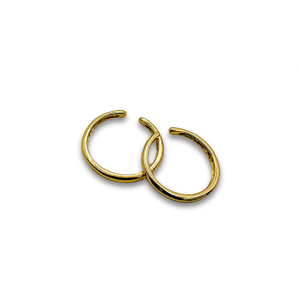 Conjunto Anel Slim Dourado