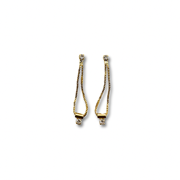 Brinco Pêndulo Dourado