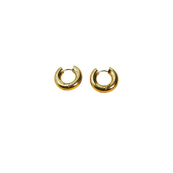 Argola Bold Dourada