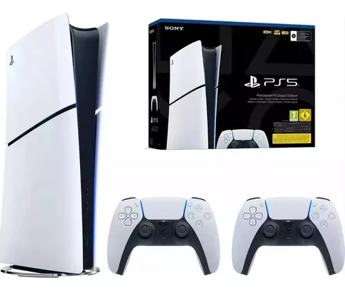 PLAYSTATION 5 SLIM DIGITAL + 2 CONTROLES