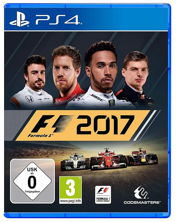 FÓRMULA 1 - 2017 - PS4 SEMI NOVO
