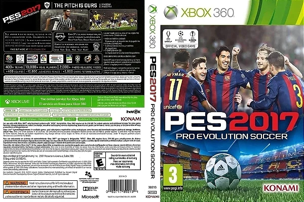 PES 2017 - XBOX 360 - SEMI NOVO