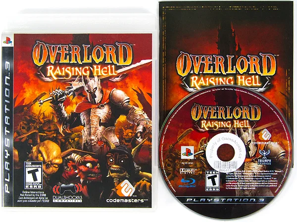 OVERLORD RAISING HELL - PS3 SEMI NOVO