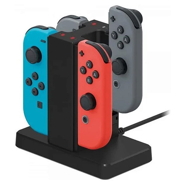 BASE CARREGADOR PARA NINTENDO SWITCH 4 CONTROLES - SEMI NOVO