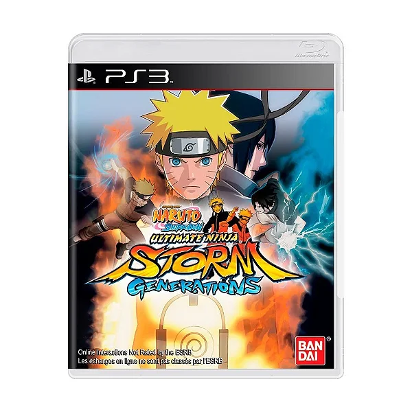 NARUTO SHIPPUDEN ULTIMATE NIJA STORM GENERATIONS - SEMI NOVO - PS3