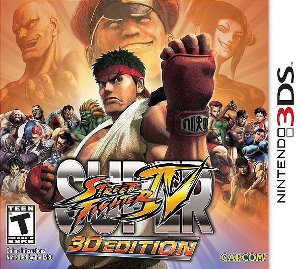 SUPER STREET FIGHTER IV - 3D EDTION -SEMI NOVO - 3DS