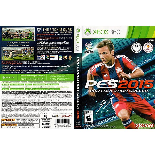PES 2015 - XBOX 360 - SEMI NOVO