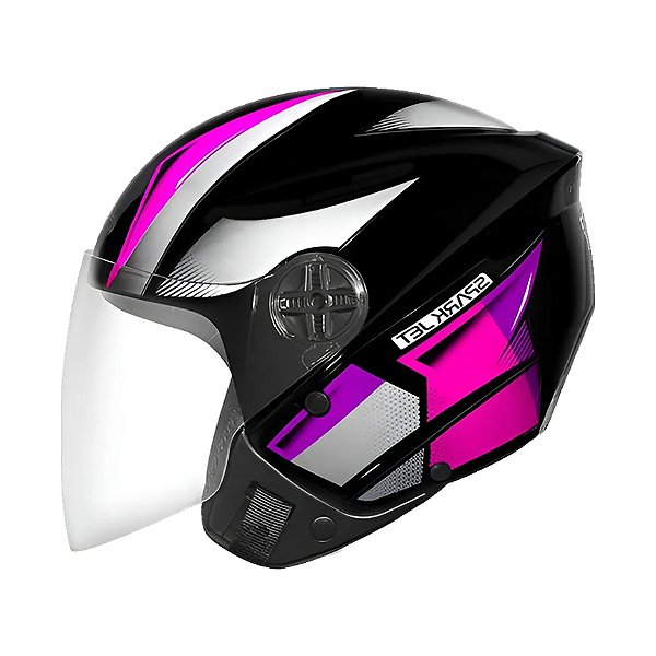 Capacete Spark Jet Square PTO/ROSA 58