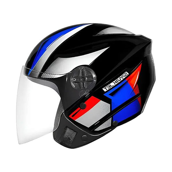 Capacete Spark Jet Square PTO/AZUL 60