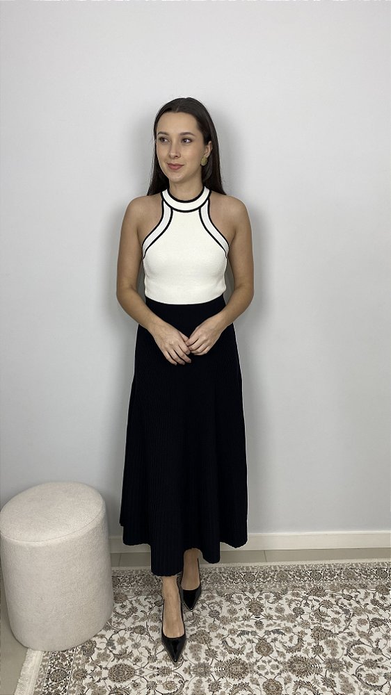 Regata Canelada Duas Cores