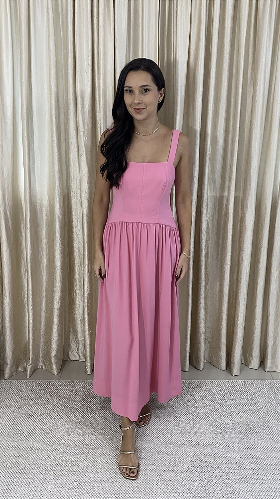 Vestido Corselet Midi