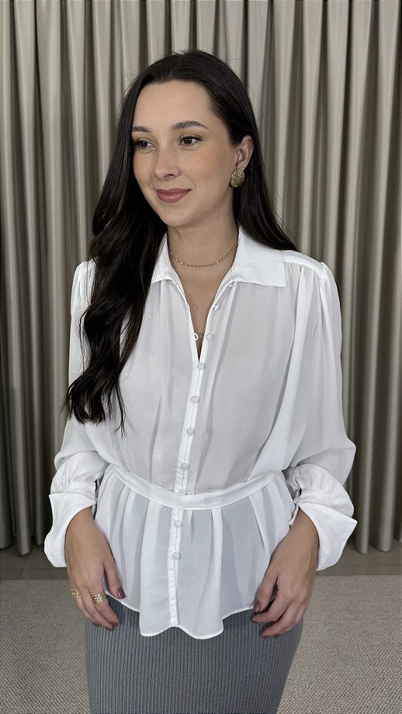 Camisa Franzida