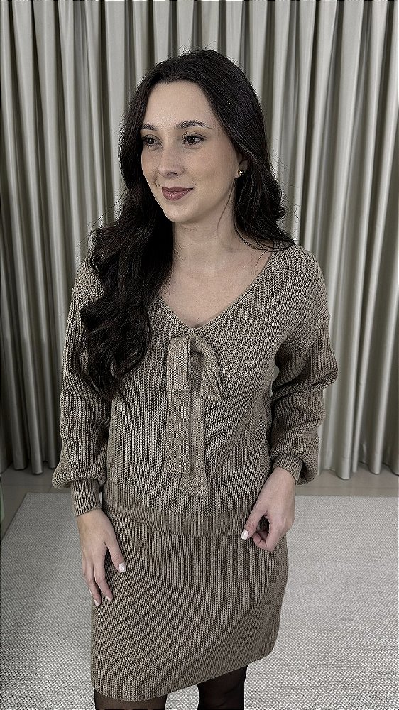 Blusa Tricô Laço - Fendi
