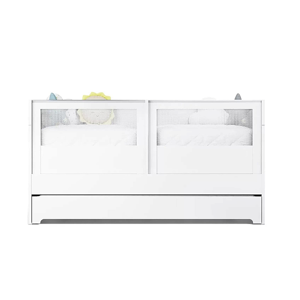 Berço para Gêmeos Multifuncional Coleção Sol e Mar