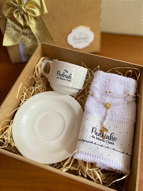 KIT PRESENTE PARA PADRINHOS DE BATIZADO