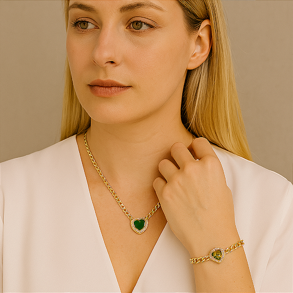 COLAR CORAÇÃO DELICADO