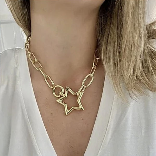 COLAR FEMININO ESTRELA