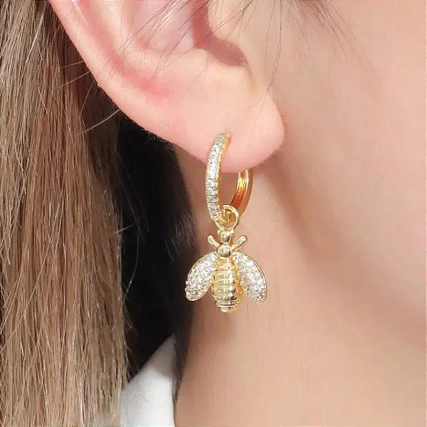 BRINCO ARGOLINHA ABELHA