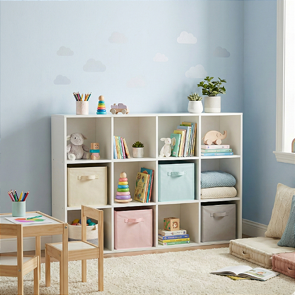 Armário Colmeia Com 12 Nichos Multiuso Estante Organizador Livreiro Cód.312