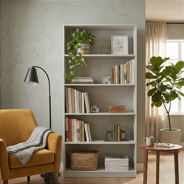 Armário Expositor Prateleira Multiuso 1,214m Branco Cód.305PR1214