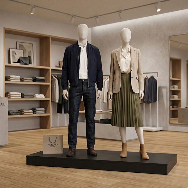 Base Tablado Manequim Sem Haste Loja Expositor Preto Cód.401