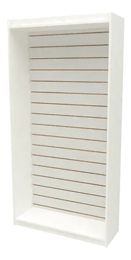 Armário Expositor Canaletado para Ganchos Branco Cód.404