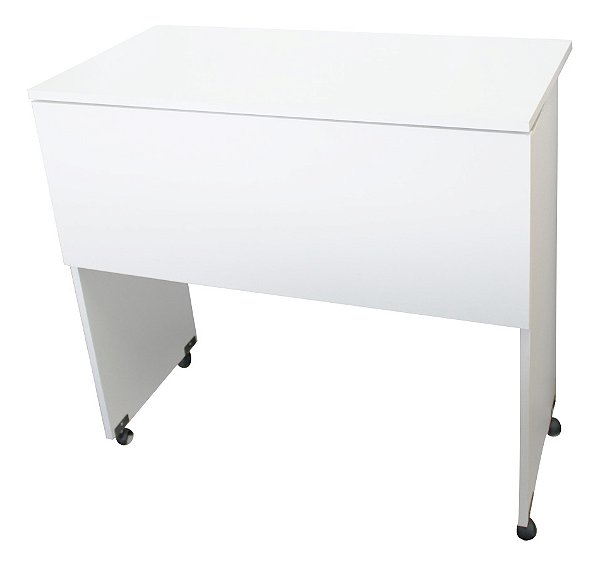 Escrivaninha Multiuso Dobrável Home Office Branco Cód.701